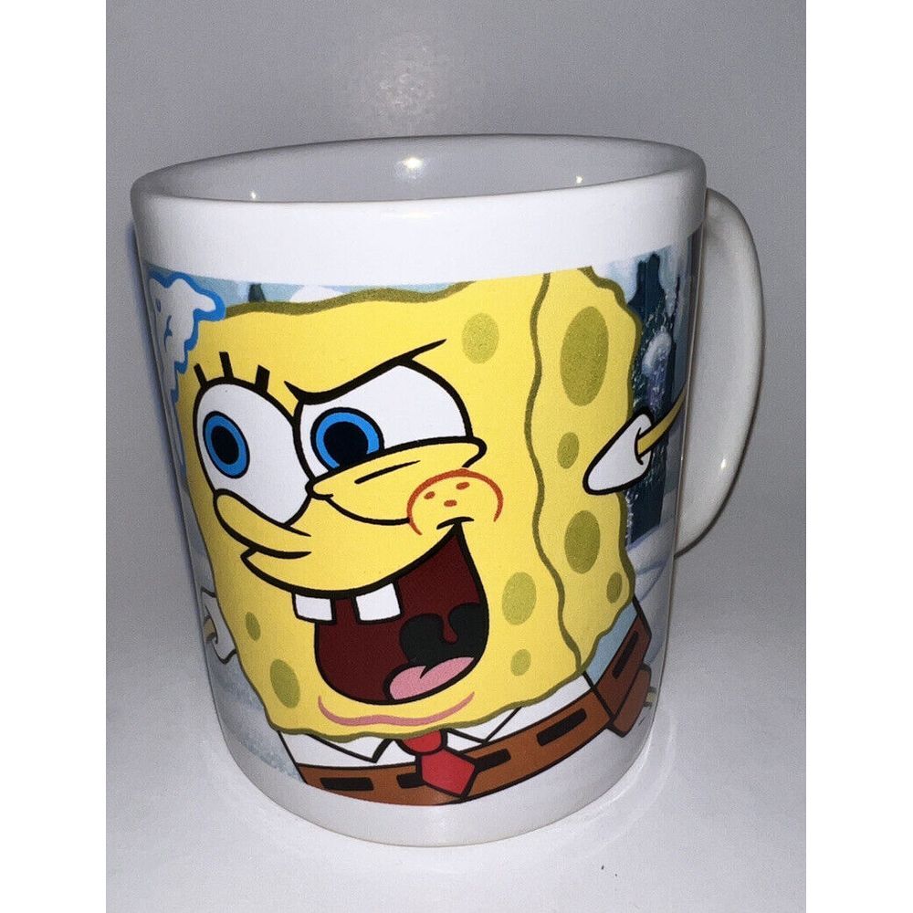SpongeBob Squarepants Patrick Snow Coffee Mug‎ 2007 Viacom Super Nice Condition